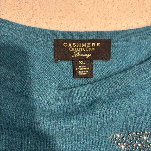 Charter Club Luxury Oversized 100% Cashmere Sweater - Picture 5 of 9